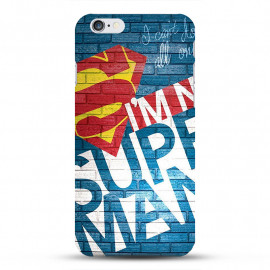 Case anti -scratch de super héroes iPhone