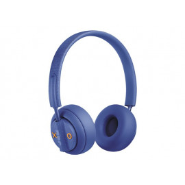 JAM Out There - Auriculares con diadema con micro - en oreja - Bluetooth - inalámbrico - cancelación de sonido activo - azul