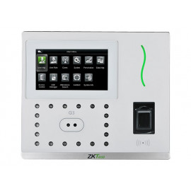 ZKTeco G3 - Sistema de reloj registrador - Teminal Multi-Biométrica para Gestión de Asistencia y Control de Acceso