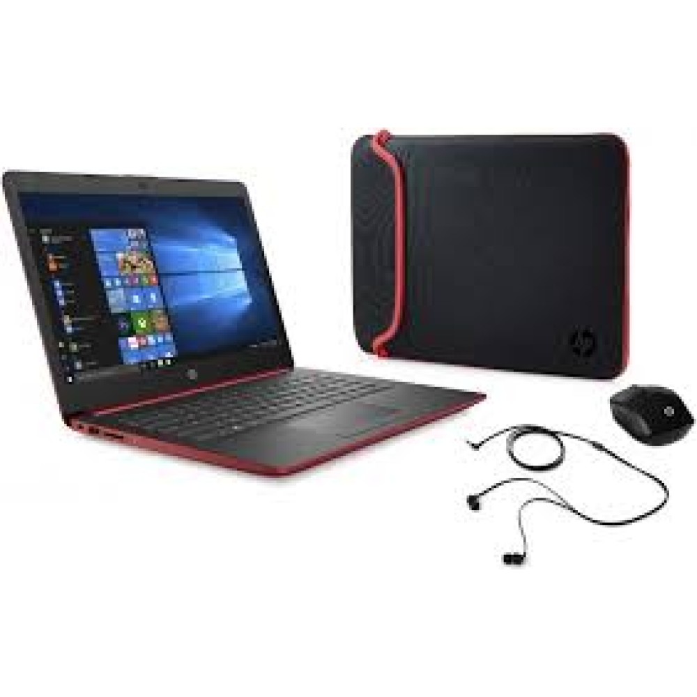 Laptop HP 14-cm0022la +  Sleeve + earbud + mouse