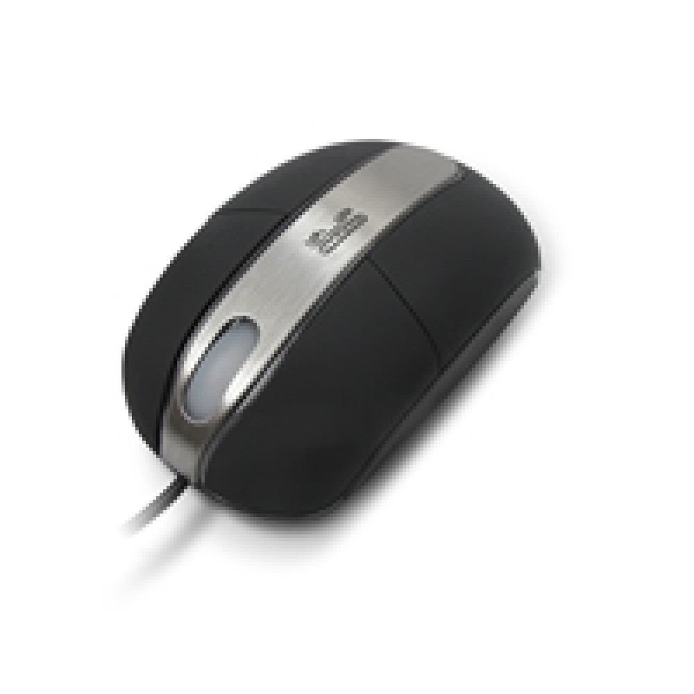 Klip Xtreme - Ratón - Cableado - PS/2 / USB - Negro / Plata